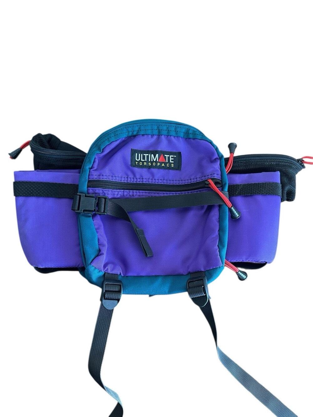 Ultimate Torsopacs Multicolor Dual Bottle Holder Waist Fanny Pack Hiking Bag